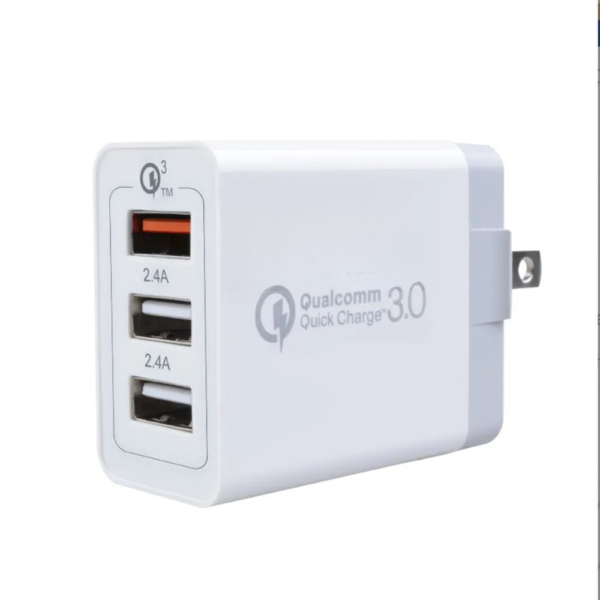 Three-Port Plug Usb Charger