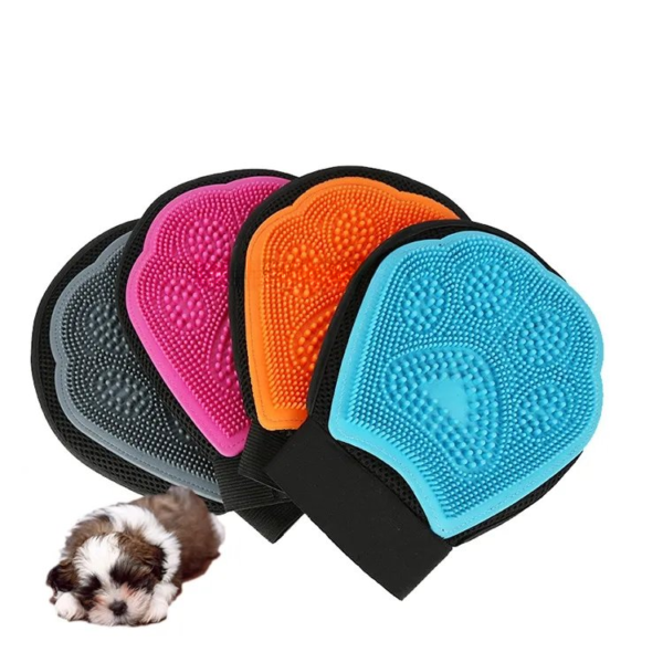 Pet Two-Sided Pet Grooming Glove