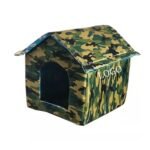 Cozy Cottage House Shaped Pet Bed Collection
