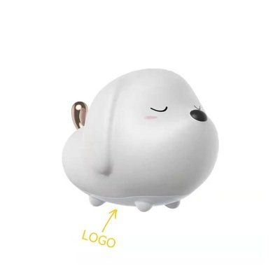 Baseus® Cute series doggie silicone night light White
