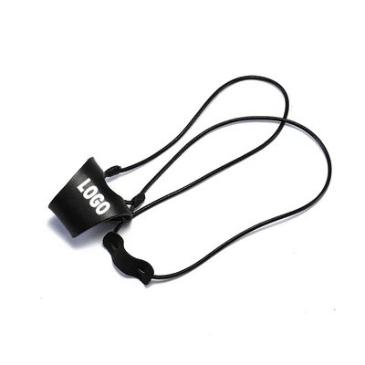 Cowhide Eyes Lanyard
