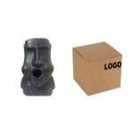 Moai Stone Portrait Tissue Box