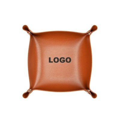 Leather Desktop Storage Box