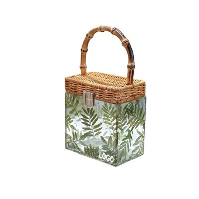 Bamboo Woven Handbag