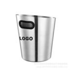 Stainless Steel Oblique Mouth Ice Bucket