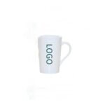 10.3 oz Ceramic Water Cup. Milk Cup With Spoon And Lid Gift Box Set