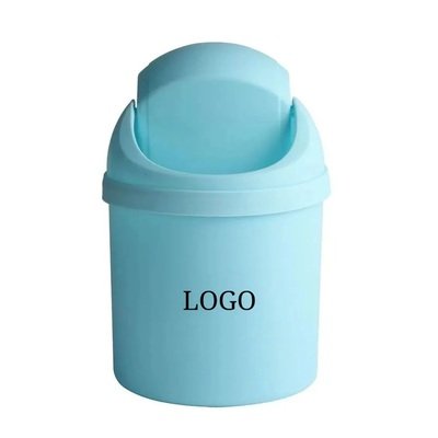 Living Room Home Desk Storage Mini Clamshell Trash Can