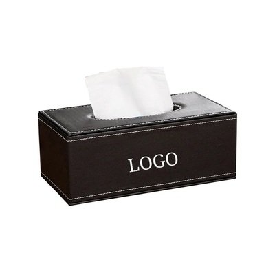 PU Leather Tissue Box