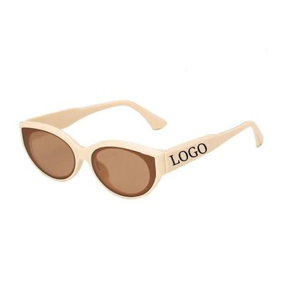 Retro Hip Hop Oval Sunglasses