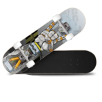 Adults And Teenagers Maple Double Tilt Four-Wheel Skateboard