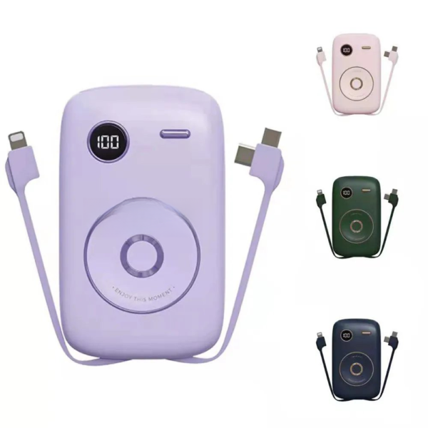 Portable With Dual-Line Power Bank