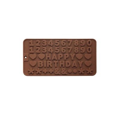 Alphanumeric Silicone Mold