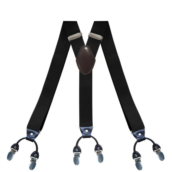 6 Metal Clips Elastic Suspender