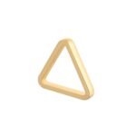 Triangular Gold Napkin Ring