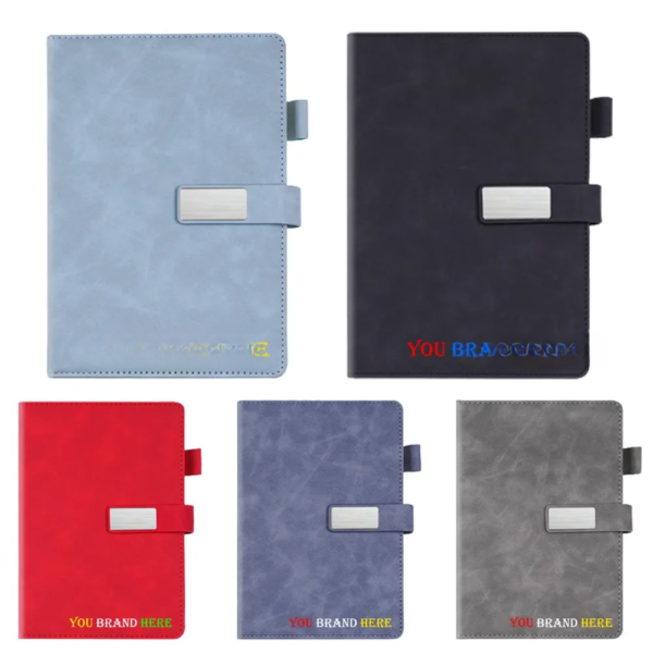 A5 Lined Leather Notebook