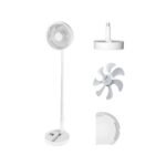 Adjustable Usb Rechargeable Stand Folding Retractable Desktop Small Electric Table Fan