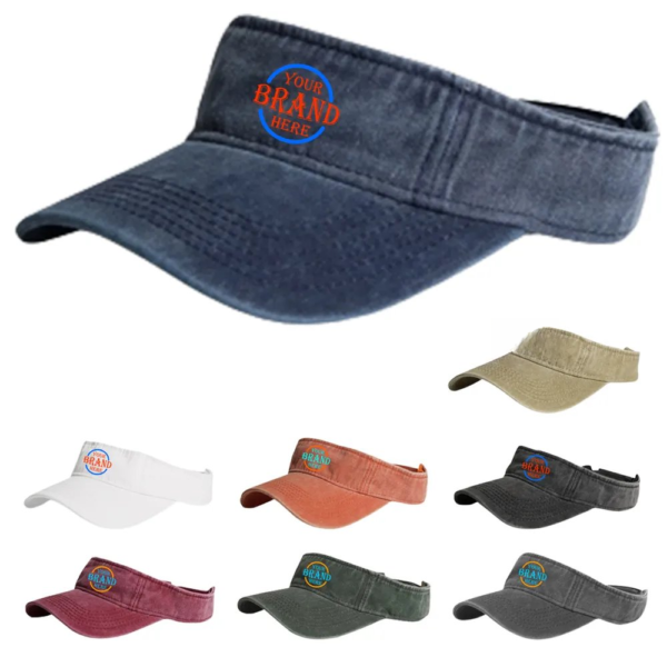 Stonewashed Cotton Visor Baseball Cap