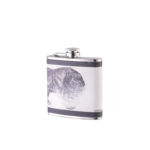 Hip Flask With Creative Japanese Style Veneer 6Oz