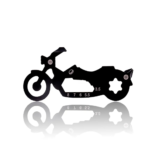 Motorcycle shape EDC tool Card