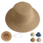 Kids' DIY Summer Sun Protective Straw Hat