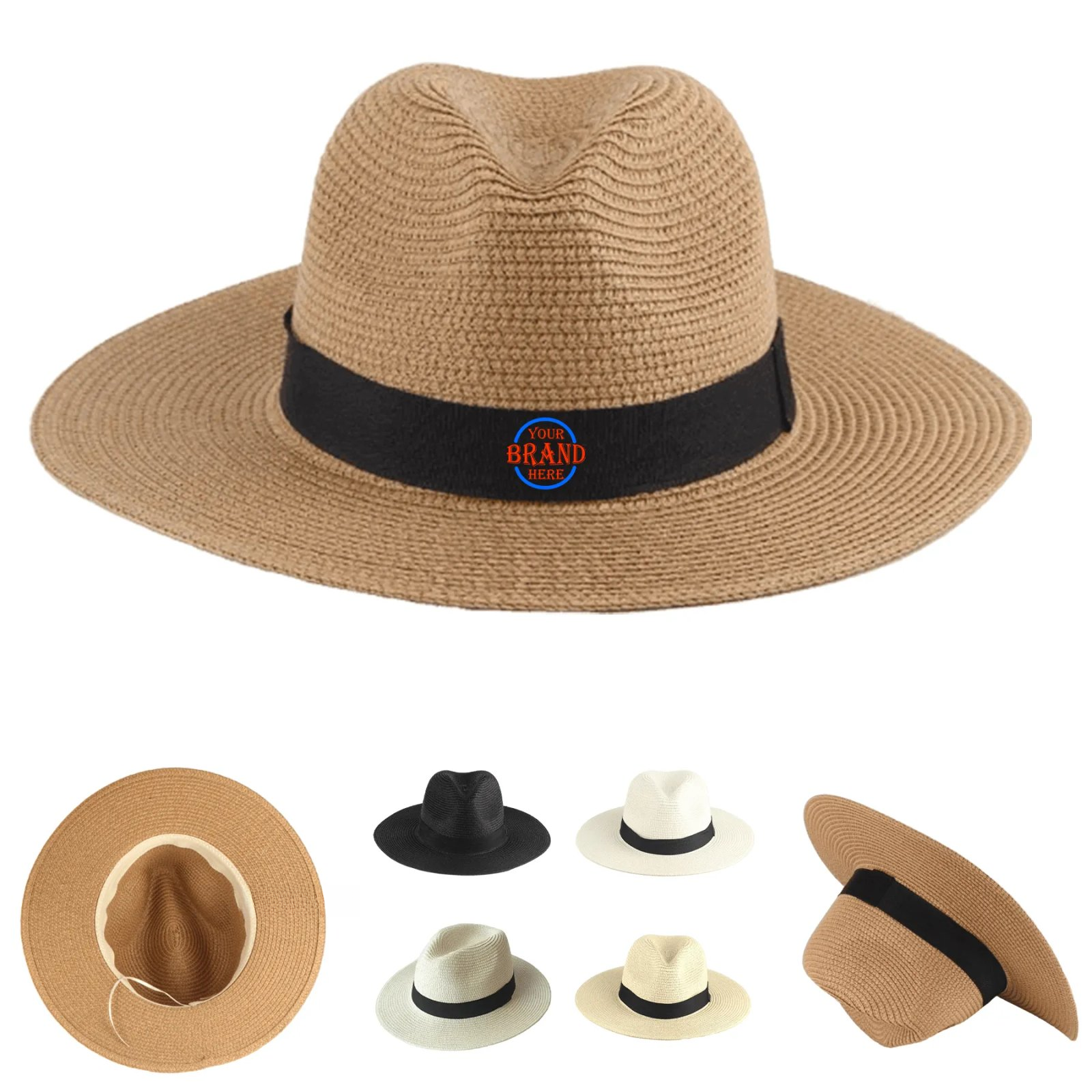 GP006131_36848_1_20272 Unisex Travel Straw Panama Hat