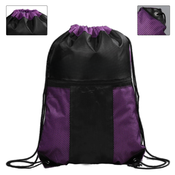 13.39x16.54 Inch Terylene Drawstring Backpack