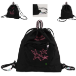 15.35x1.97x17.32 Inch Terylene Drawstring Backpack