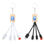 5.9 Inch 3 In 1 Charging Cable Keychain