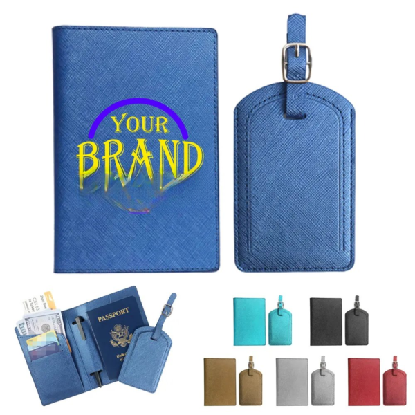 Multi Functional Leather Passport Cover