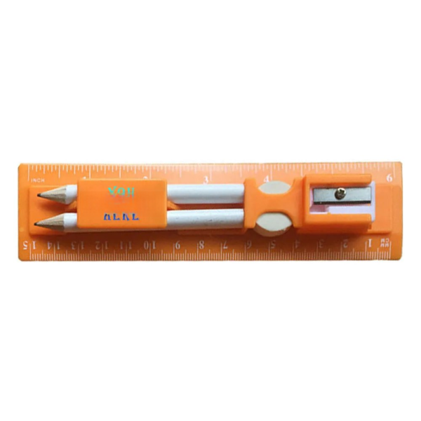 6.30 Inch Plastic Ruler Stationery Kit