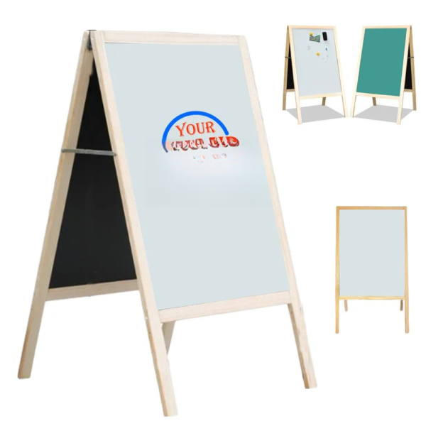 Wooden Frame Drawing Chalkboard