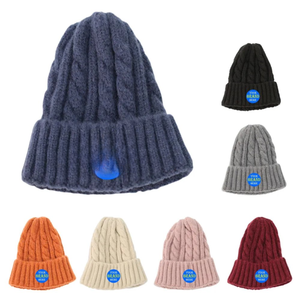 Solid Color Cuff Beanie