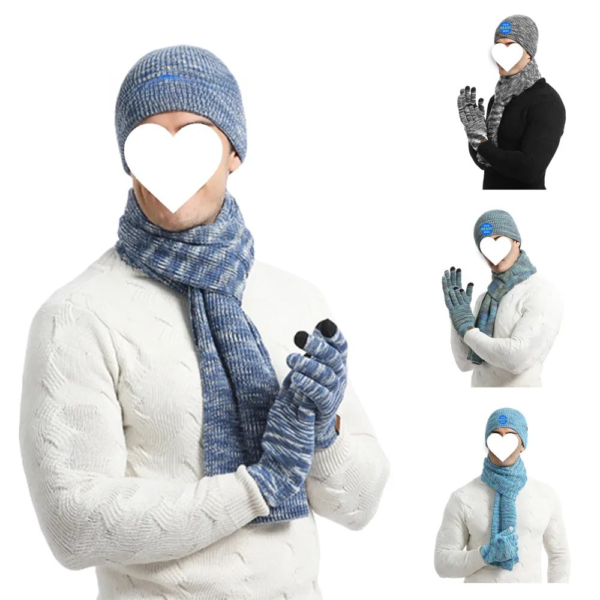 Winter Knitted Hat Set