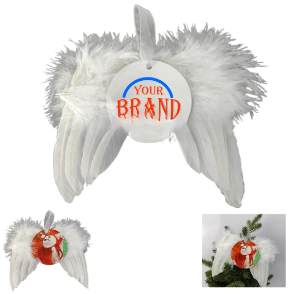 Christmas Tree Feather Ornament