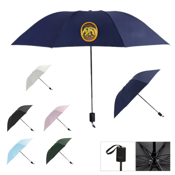 21-Inch Tri-Fold Gel Folding Umbrella