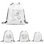 13.7" Children Drawstring Backpack