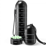 Metal Moisture Proof Weekly Pill Organizer