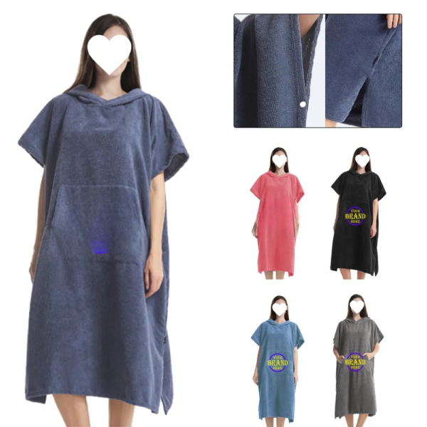 Poncho Hooded Beach Towel
