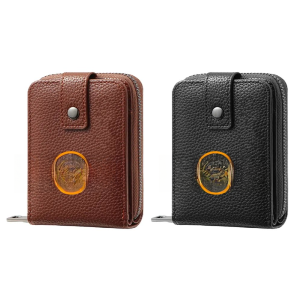 Litchi Grain Pu Leather Card Wallets