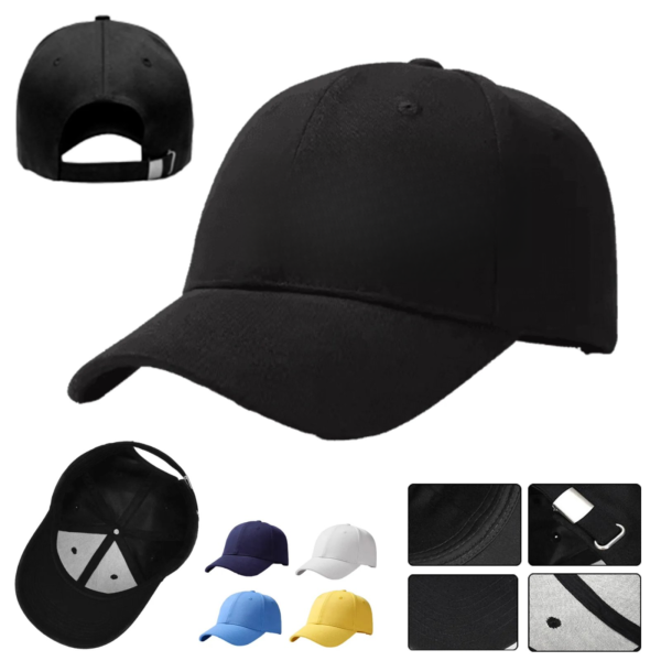 6 Panel Cotton Baseball Cap