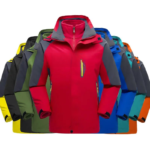 2pieces Hooded Waterproof Winter Jackets