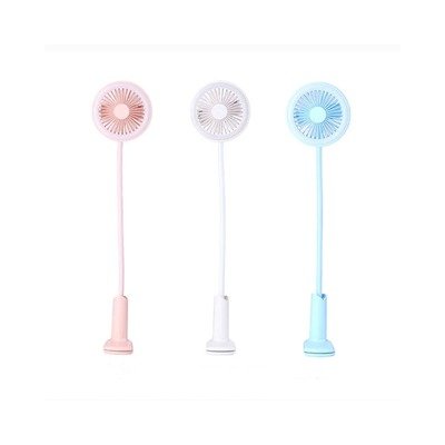 Free Bending Fan with LED Lamp