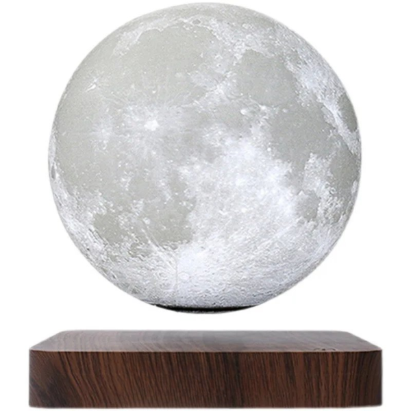 Levitating Moon. Mars and Jupiter Lamp