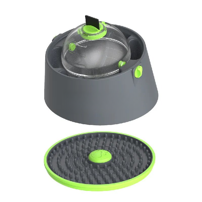 GP010365_41082_1_23043 Dog Food Treat Dispensing bowl with Ball and slow feeder