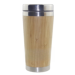 15 Oz. Bamboo Stainless Steel Tumbler