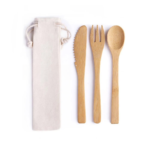Reusable Bamboo Utensils Cutlery Set