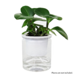 Clear Automatic-Watering Planter Flower Pot