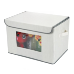 Foldable Clean Storage Bins With Lids