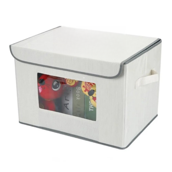 Foldable Clean Storage Bins With Lids
