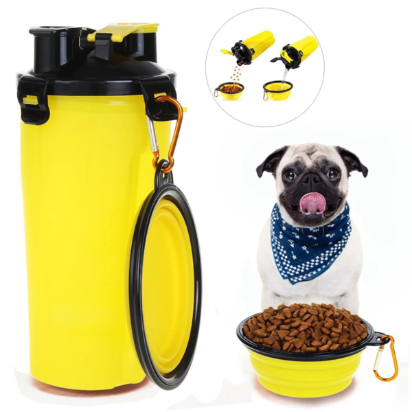 Pet Water Cup And Folding Bowl Set